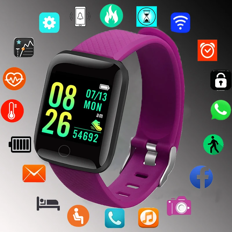 Reloj inteligente deportivo para niños, pulsera electrónica Digital LED, resistente al agua, para niños, niñas y estudiantes