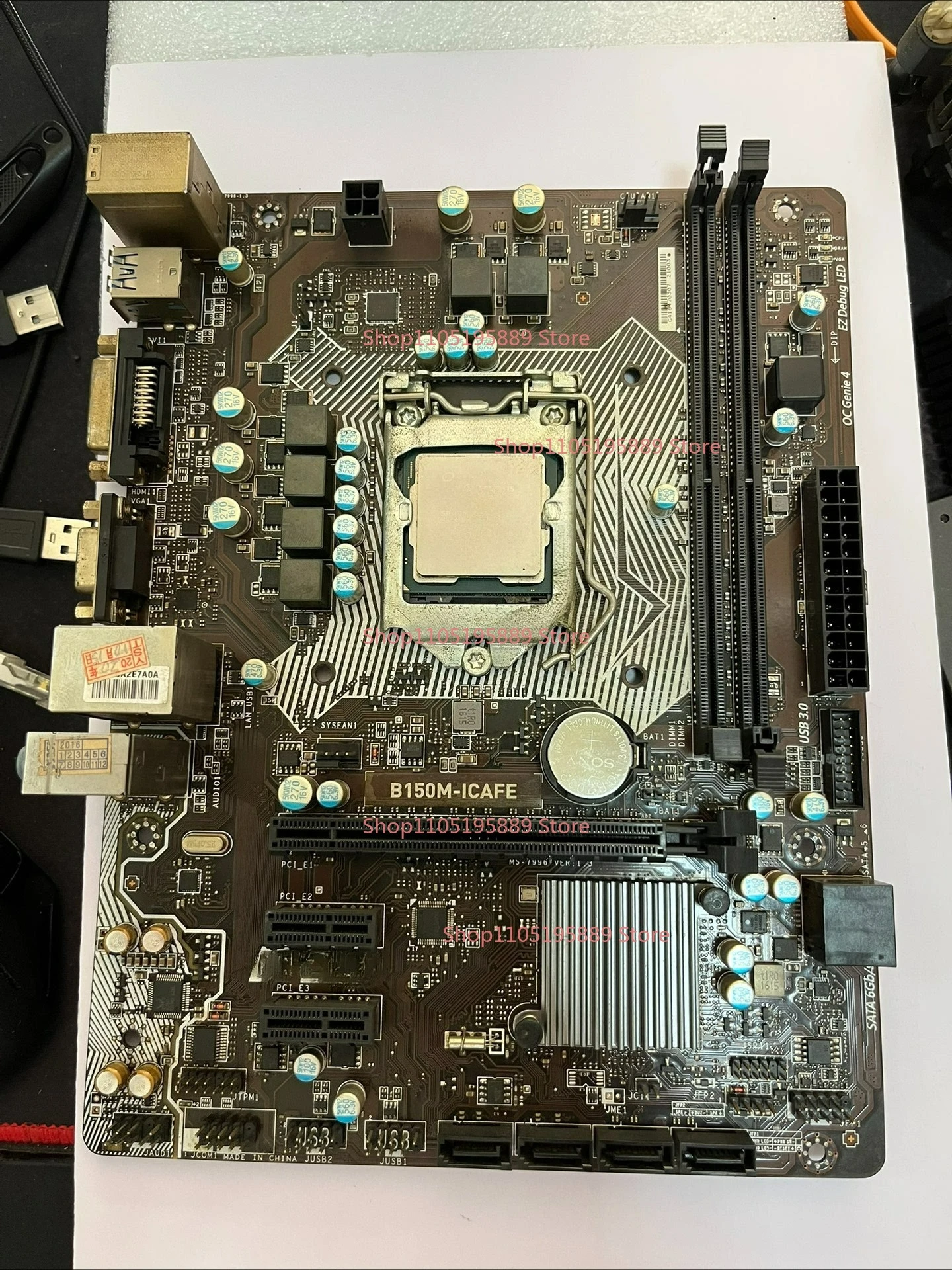 

For MSI B150M-ICAFE Main Board, Support 6789 Generation CPU