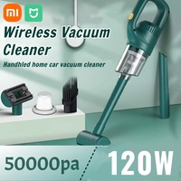 Xiaomi Wireless Car Vacuum Cleaner 50000Pa Cordless Handheld Cleaning Robot Auto Vacuums Strong Suction Cleaner For Car Home