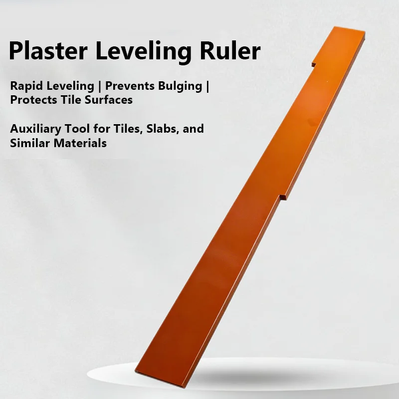 Durable Tile Mortar Screeding Ruler 60cm Rapid Plaster Tile Trowel Leveling Tool for Floor Tile Installation
