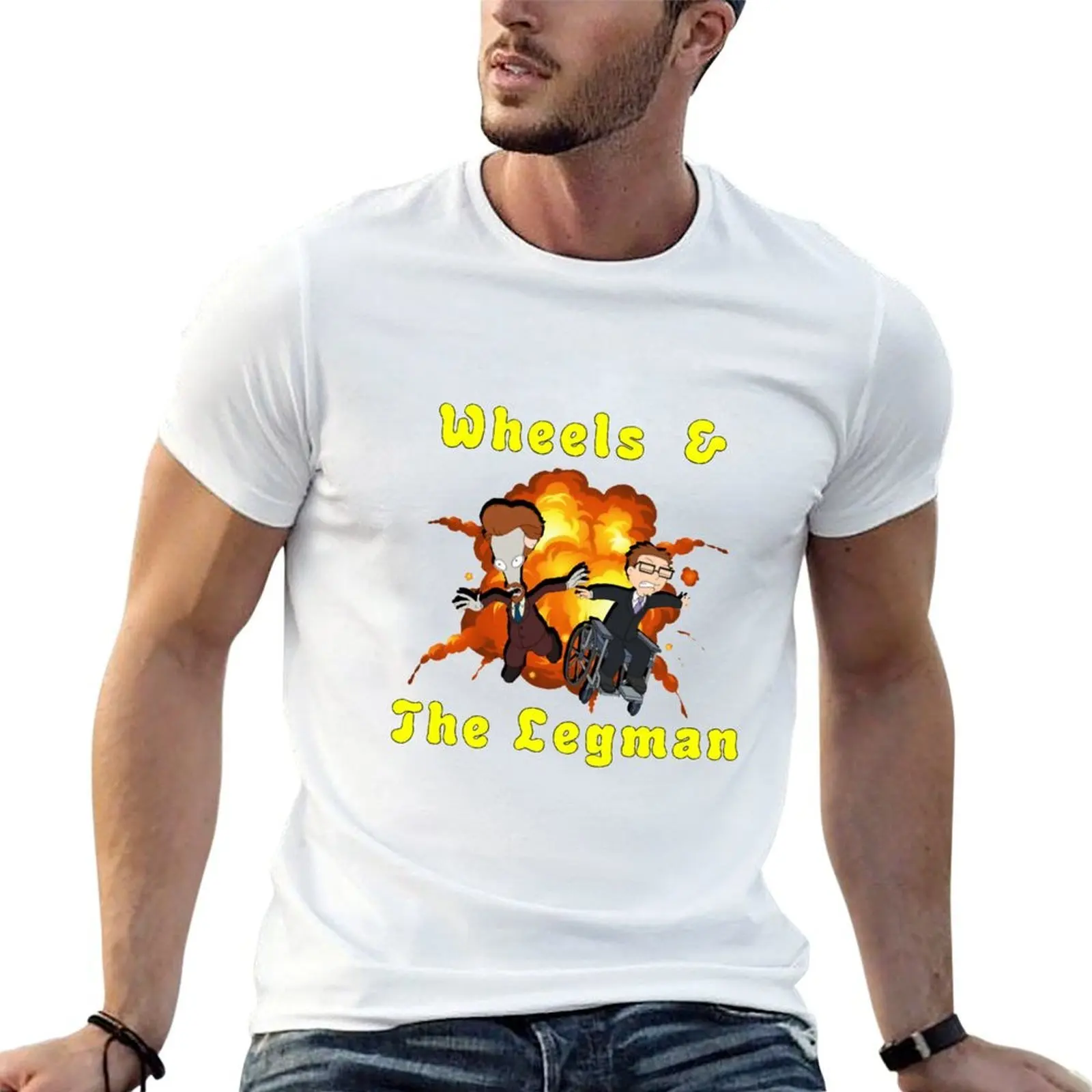 

Wheels and the Legman T-Shirt man t shirts for men casual t shirt man luxury t shirts for man cotton soft T-shirt