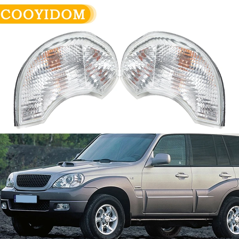 Front Corner Light Indicator For Hyundai Terracan 2001 2002-2006 Wide Light With Bulb Turn Signal lamp 92301H1010 92302H1010