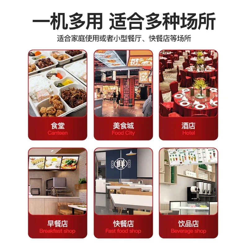 Chigo – friteuse électrique commerciale 220V, simple et Double réservoir pour chips de poulet, beignets, stand de nourriture, Machine à collation AB