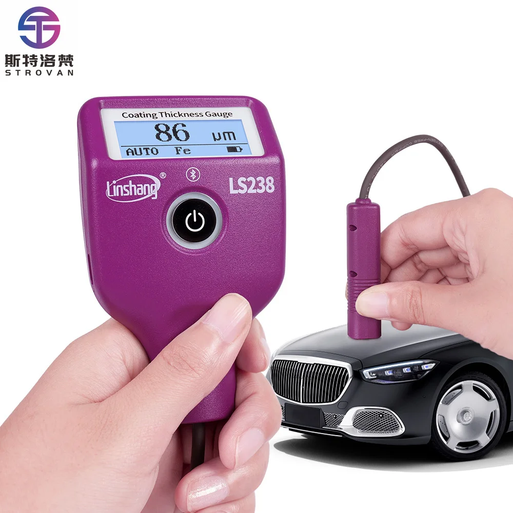 

Paint Thickness Measuring Device Galvanizing Coating Thickness Gauge for Cars Narrow Space