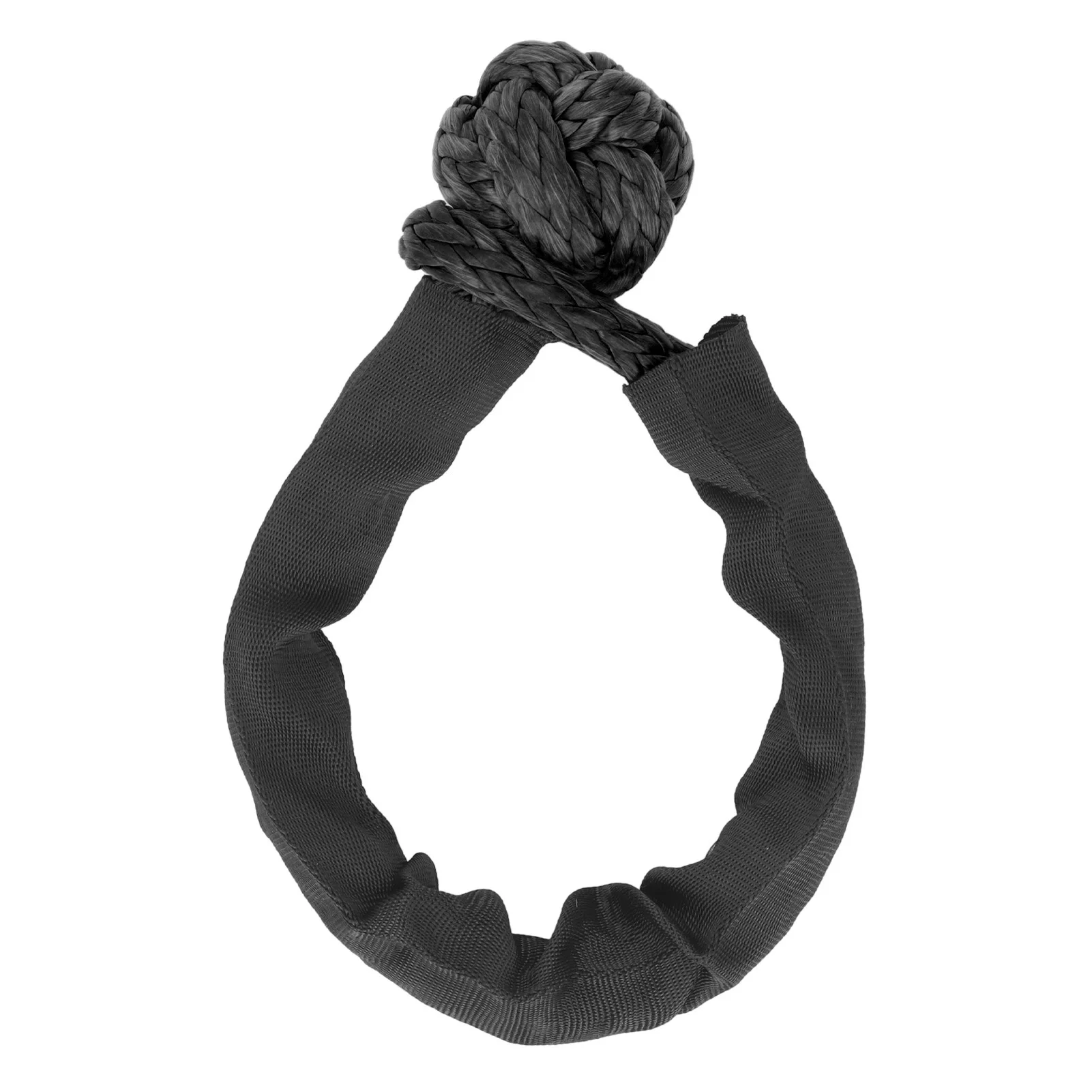1Pc Slepen Zachte Beugel 20mm 41000 LBS Breuksterkte Herstel Touw Beugel met Beschermhoes voor Vrachtwagen SUV Offroad Voertuig
