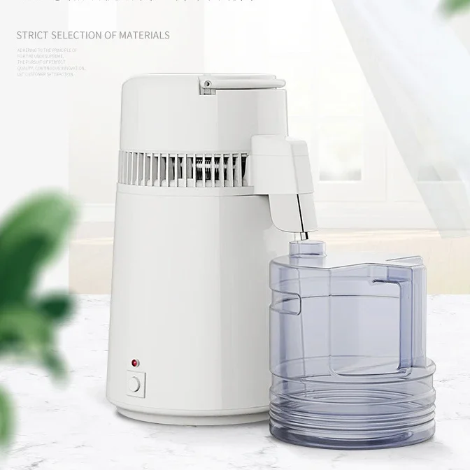 4L Household Plastic Shade One Button Water Distiller