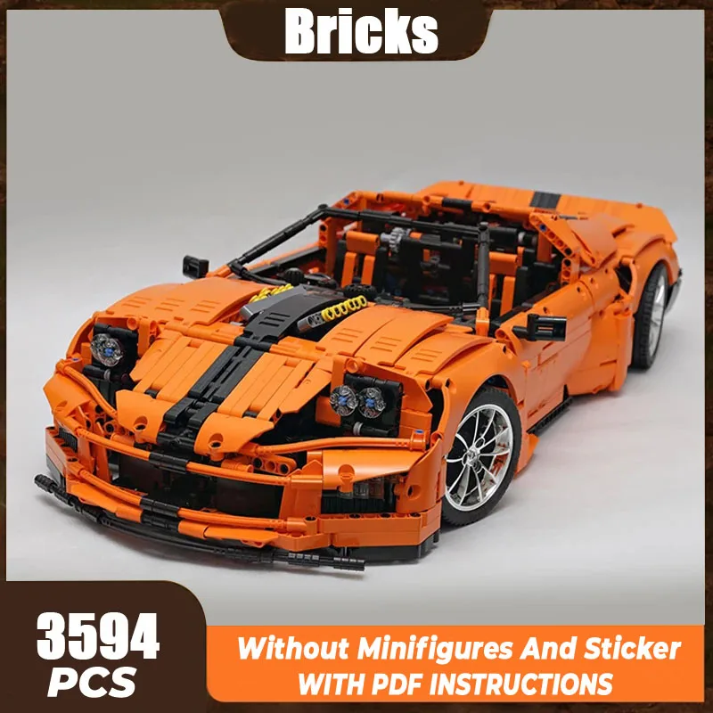 Moc Building Bricks Supercar Model Speed Champion GT Z88 Technology Modular Blocks Gifts Toys For Children DIY Sets Assembly