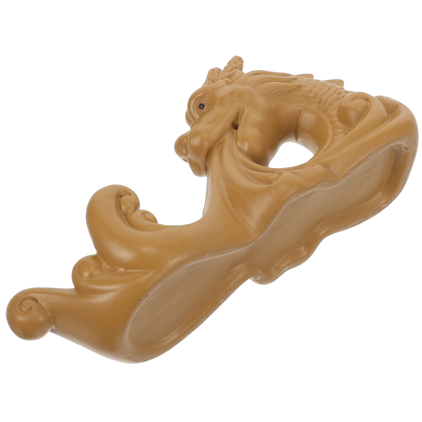 

Chinese Dragon Statues Yellow Figurine Small Desktop Decor Exquisite Carving Office Adornment Artwork