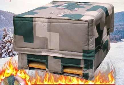 

1 комплект, теплый чехол для улья, защита от зимнего сезона, холодный, утолщенный, холст или ПВХ, водонепроницаемый тип, стандартный размер, плоский улей, использование