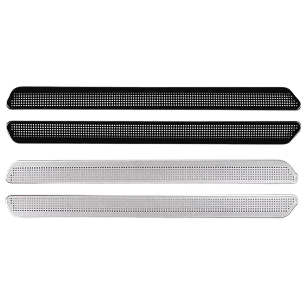 Seat Air Vent Cover Back Seat Air Conditoner Vent Covers for  Audi Q4 E-tron 2021-2025 Stainless Steel Black/ Silver Left Right