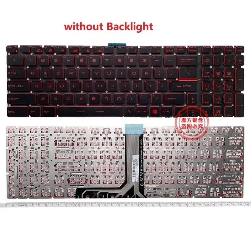 New US Keyboard for MSI MS-17A1 17B1 17C1 17C5 17B5 1771 1772 1773 13F1 MS-16K2 16JF 16L2 16P7 179B 1785 17FK Keyboard Backlight