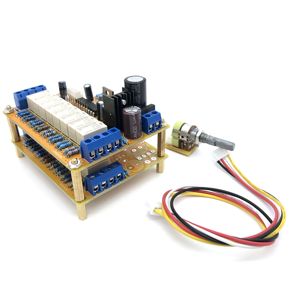 Scheda di controllo del volume del relè scheda del volume HIFI aggiornamento della scheda del volume del relè potenziometro del volume delle alps