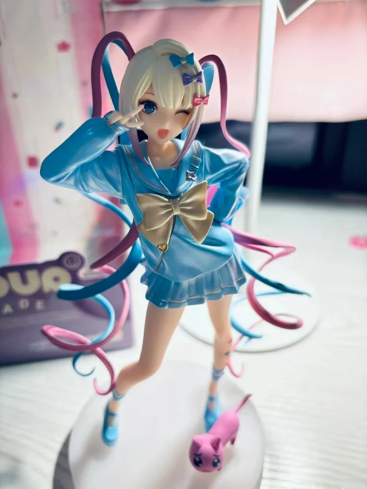 Xinchangda NEEDY GIRL OVERDOSE Figurine mignonne Sweet KAnge en PVC de 20 cm - Figurine de collection de personnage de dessin animé - Décoration de bureau - Cadeau pour les fans