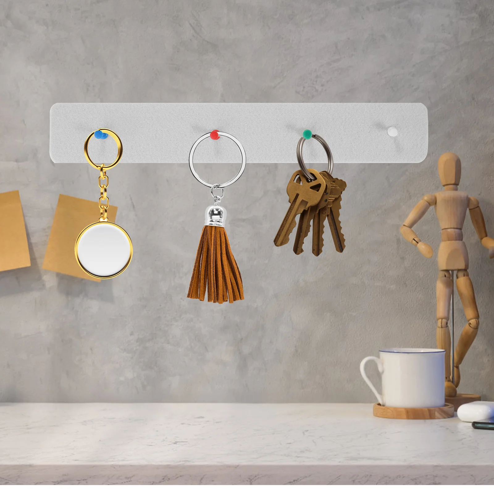 مجموعة واحدة من شرائط لوحة الإعلانات من مادة إيفا خفيفة الوزن ولوحة إعلانات صغيرة للمدرسة والمنزل والمكتب وعرض الصور #5