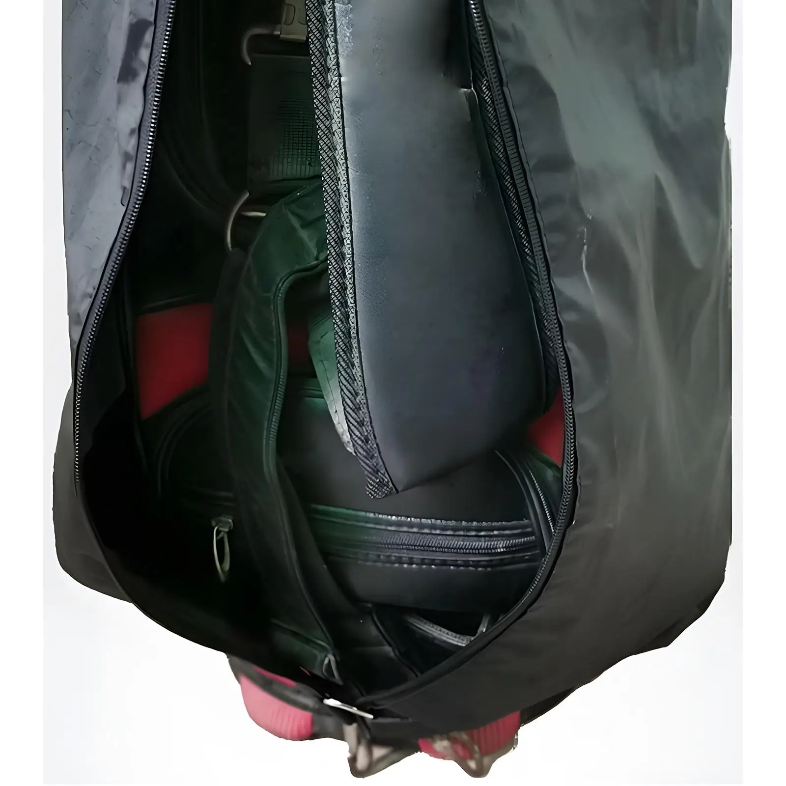 

Golf Bag Travel Rain Cover Portable Fits All Standard Bags Lightweight Accessories 44.8x13.7inch Wear Resistant Zippered Access