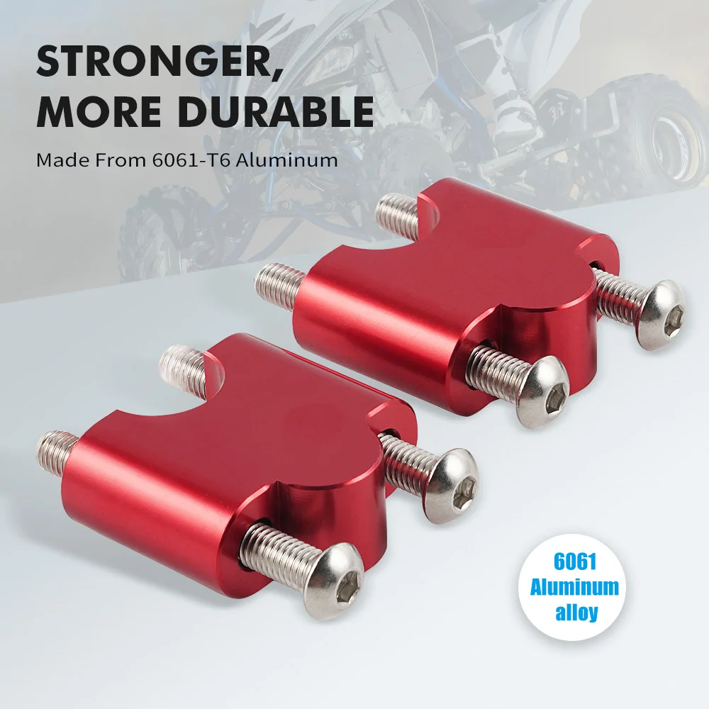 Handle Bar Clamp Raised Extend Handlebar Mount Riser For Yamaha Raptor 700 2013-2023 700R 2016-2023 SPECIAL EDITION 2013-2016