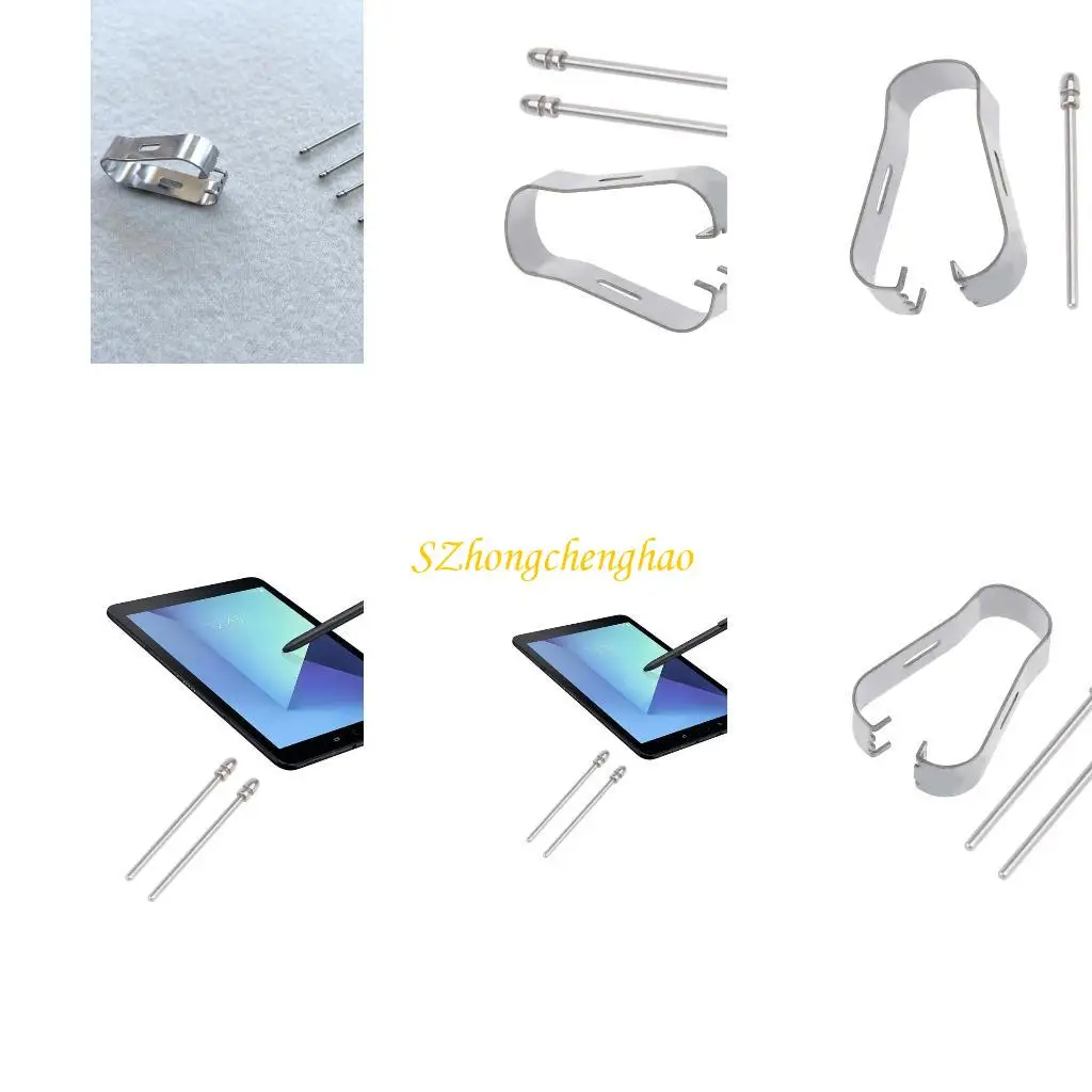 

2Pcs Smooth Writing Metal Pen Inserts with Convenient Pocket Clip for Remarkable Write Styluses Pen 601D