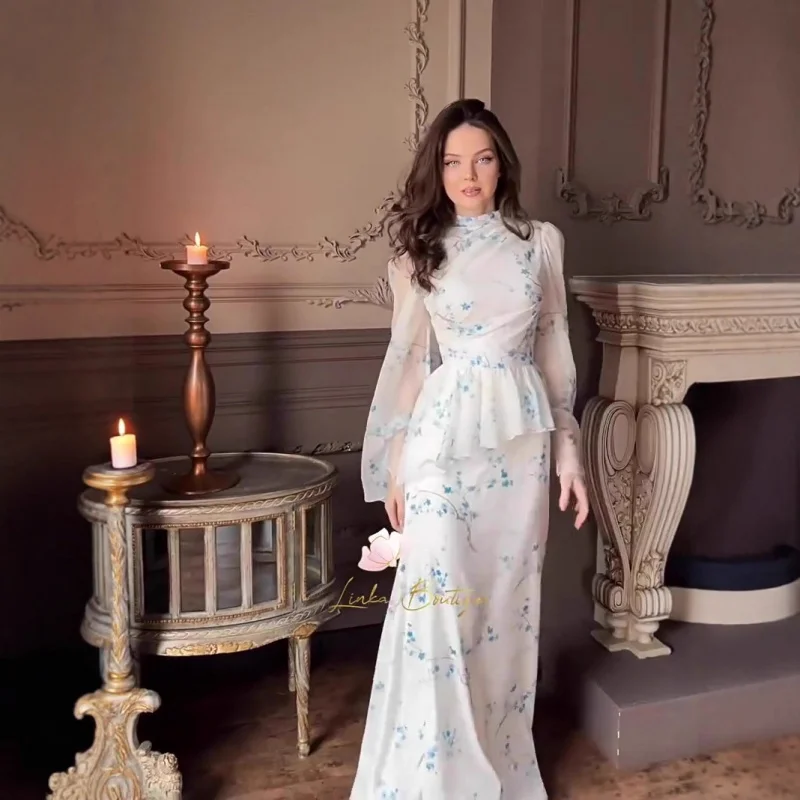 

2025Autumn Slim Fit Retro Soft Long Sleeve Dress Elegant Temperament Dress