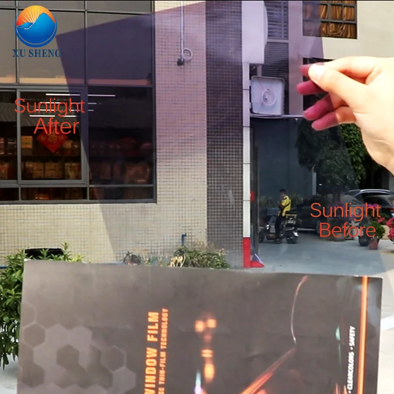 Film Kaca Mobil Fotochromic Chameleon VLT 70%, VLT40% untuk Grosir