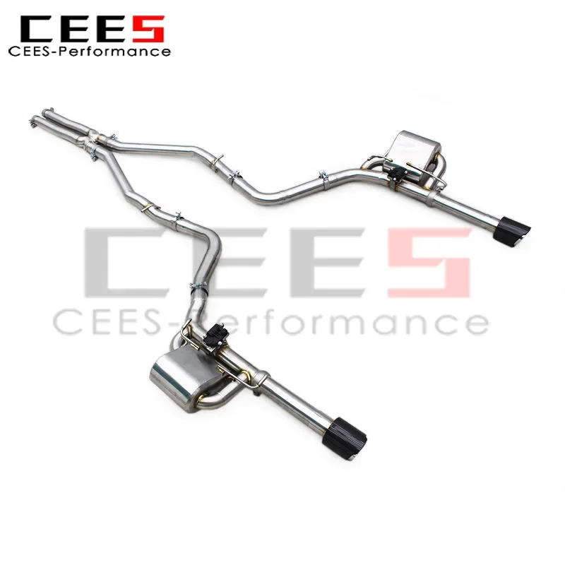 

Система выхлопных труб CEES Catback для Dodge Charger V6 3.6L 2012+ Escape 304, глушитель выхлопной трубы из нержавеющей стали с Contr