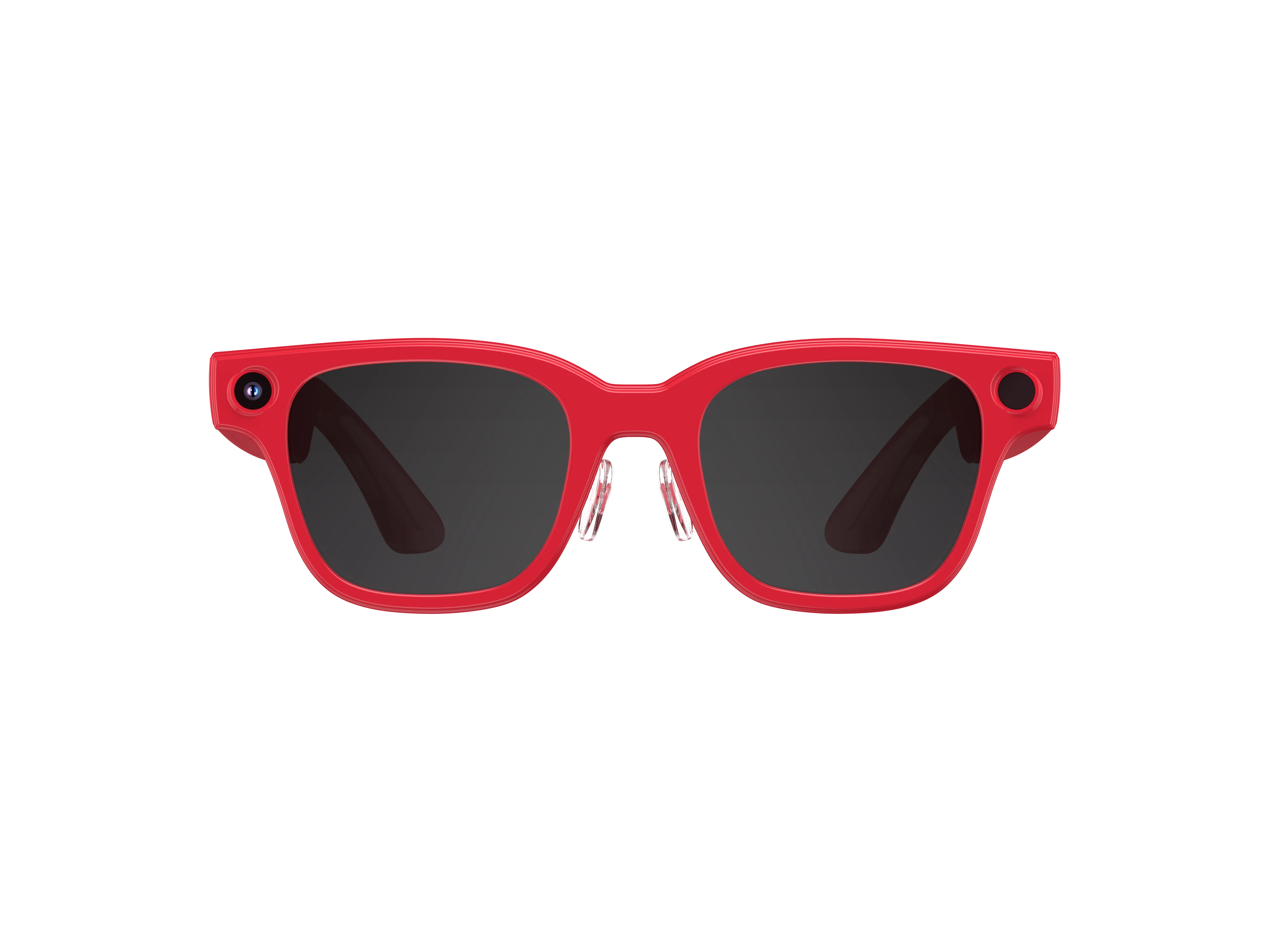 800W Red Bluetooth Smart AI Sunglasses Hands-Free Music Control Photo-Taking Feature for On-The-Go Entertainment And Photography