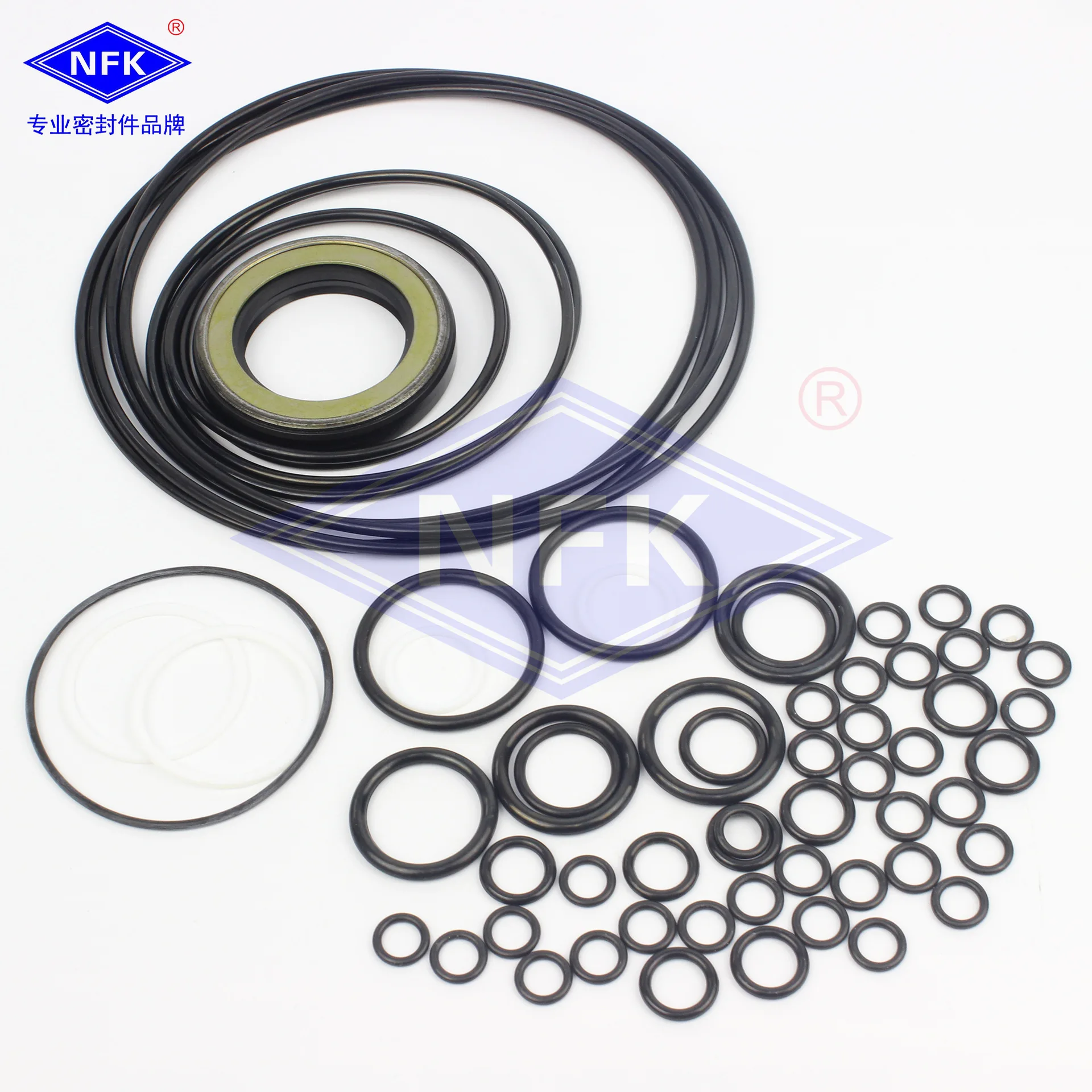 

Excavator K3V112DT Hydraulic Pump/piglet Pump High-pressure Framework Oil Seal Sealing Ring Repair Kit Accessories