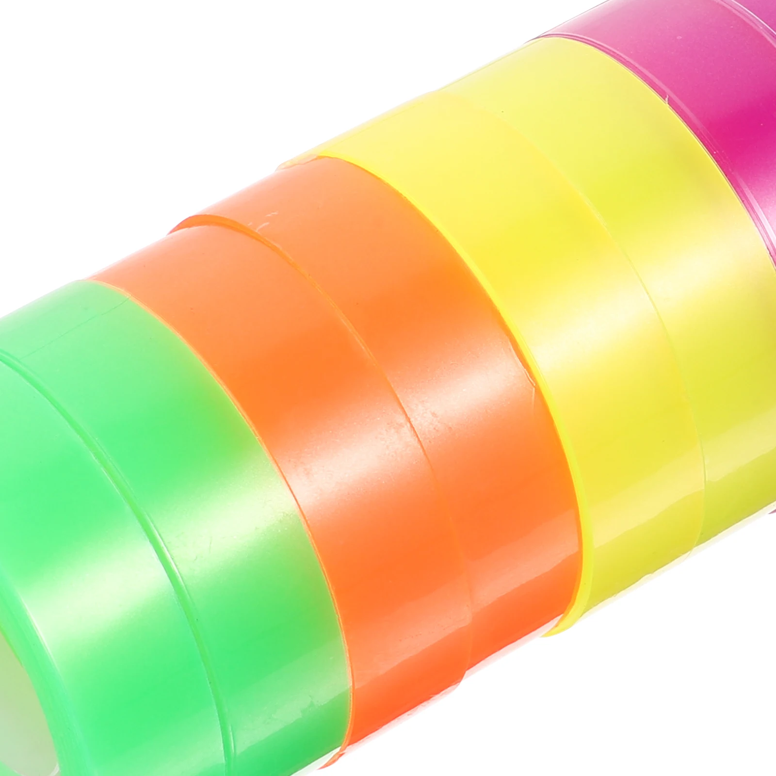 12 ロールカラフルな透明テープ装飾粘着テープスクラップブッキングプランナーギフトラッピング DIY ギフトラッピングテープ