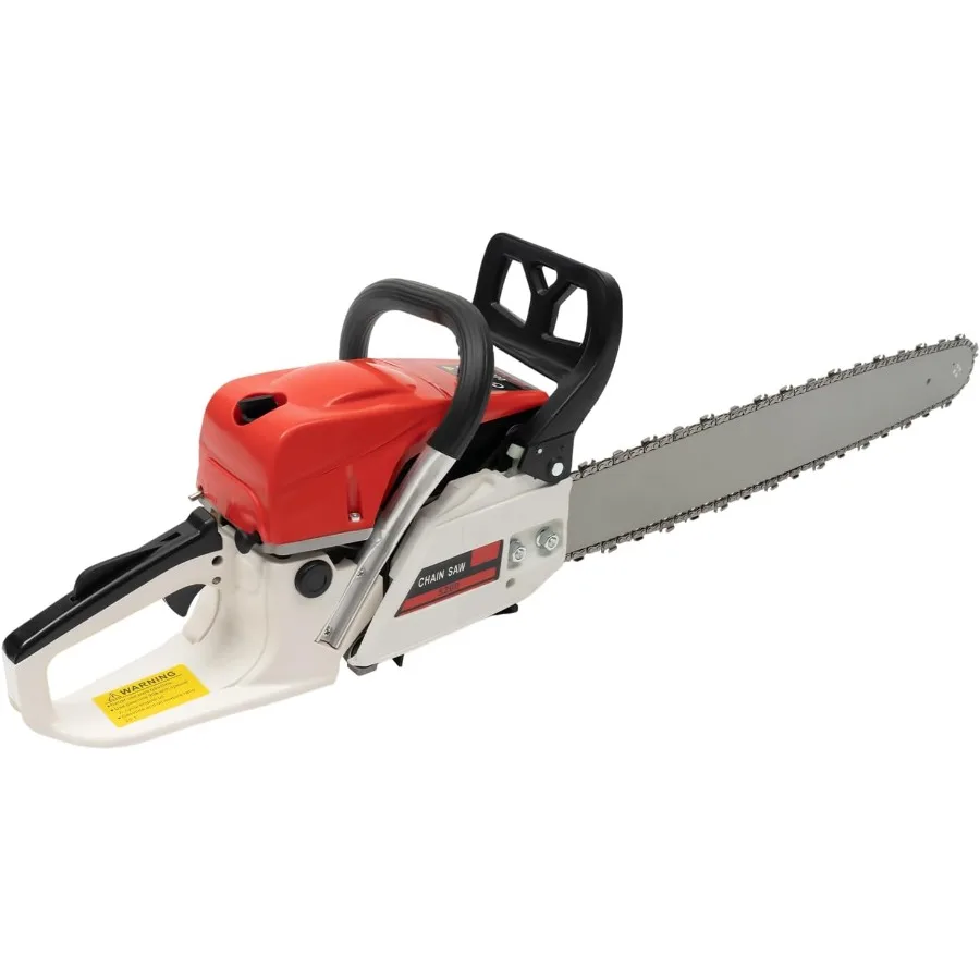 Motosierra de Gas de 22 pulgadas, motosierras de gasolina de 52CC y 2KW, juego de motosierras con motor de 2 tiempos para cortar madera, uso doméstico y agrícola al aire libre