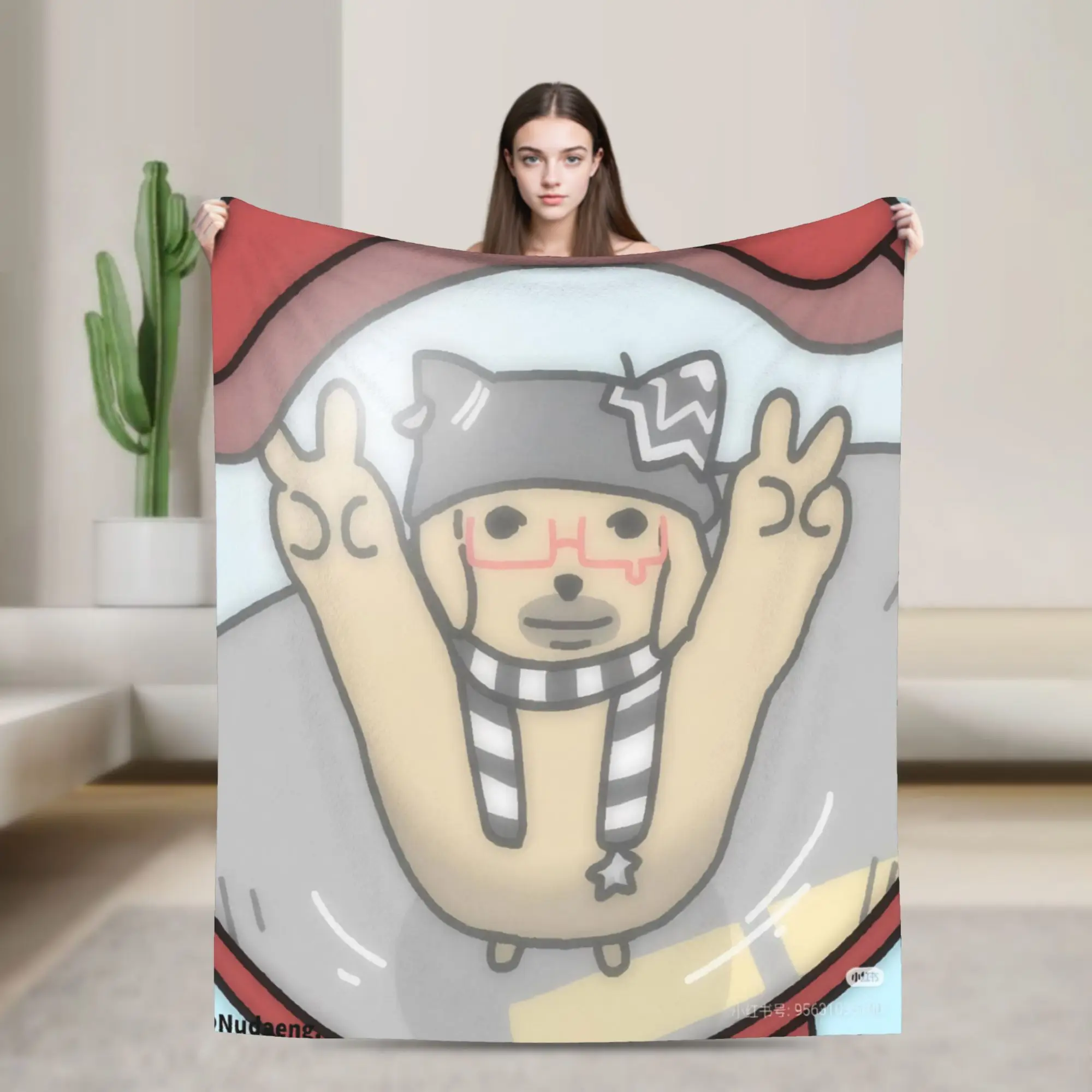 nudaeng dog  Blanket Super Soft Warm  Throw Blankets for Bed 50x60 Inch Multi-size Rug Piece