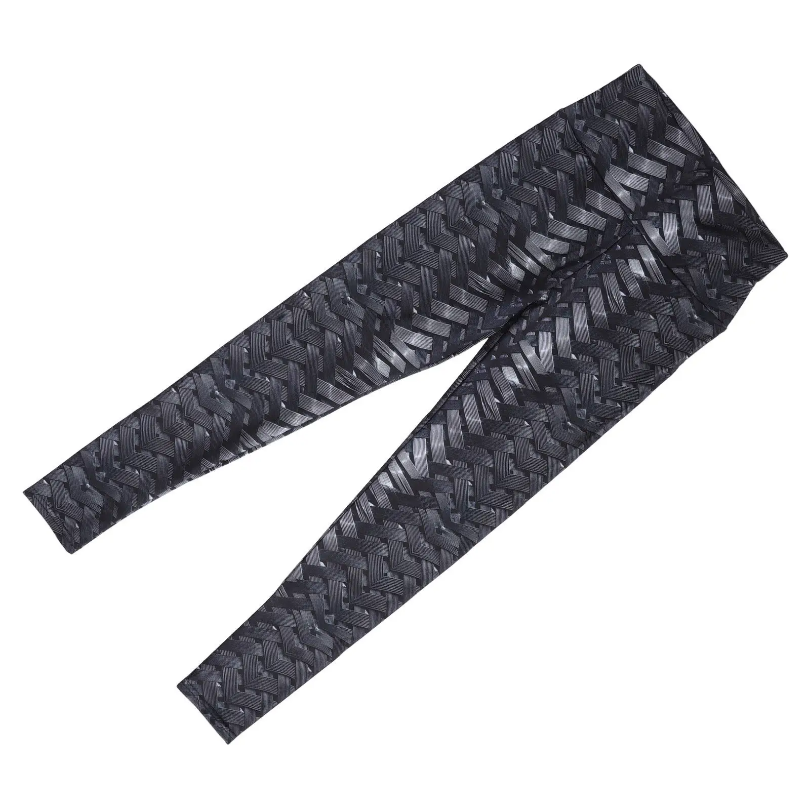 High Waist Yoga Pants Sport Compression Pants For Dance Practice Wear Waisted Woven Pattern Women Digital Print