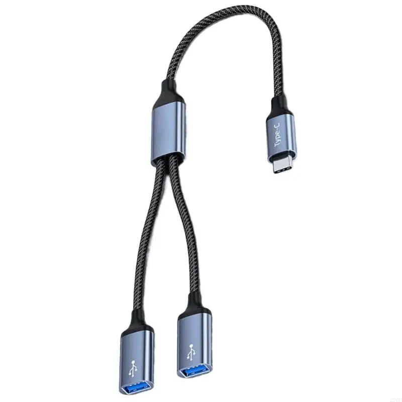 كابل USB C المتوسع 2/3 منفذ ألومنيوم محول مزامنة البيانات لطابعات لوحات المفاتيح