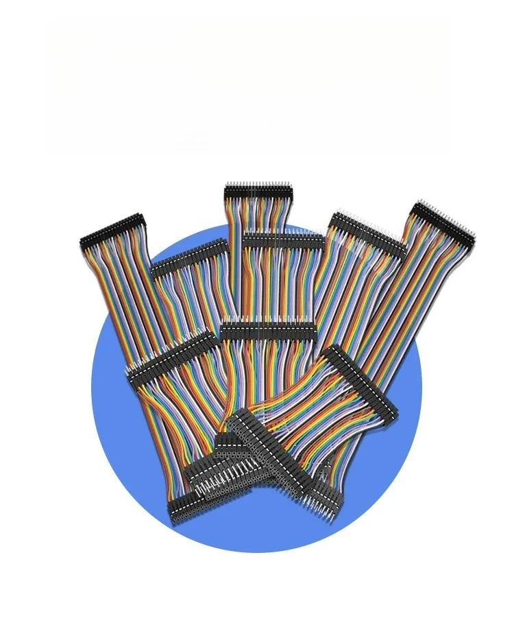 40PIN 2.54mm Jumper Wires, 3 Types (M-M/F-F/M-F) 10cm-40cm for Arduino DIY