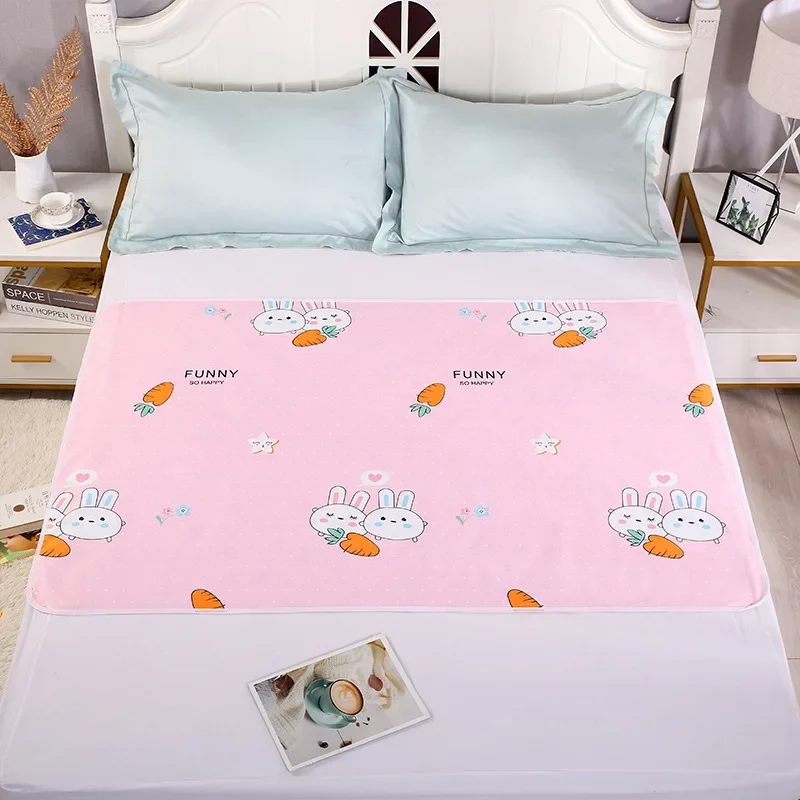 0-3Y Waterproof  Baby Diaper Reusable Cotton Changing Pad Cover Baby Diaper Mattress Newborn Print Changing Mat Floor Play Mats