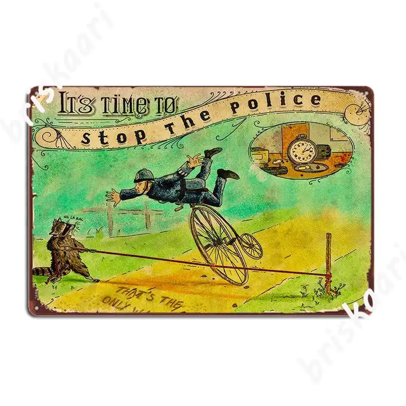 It S Time To Stop The Police Acab Poster Metal Plaque Club Party Living Room Painting Décor Customize Tin Sign Poster