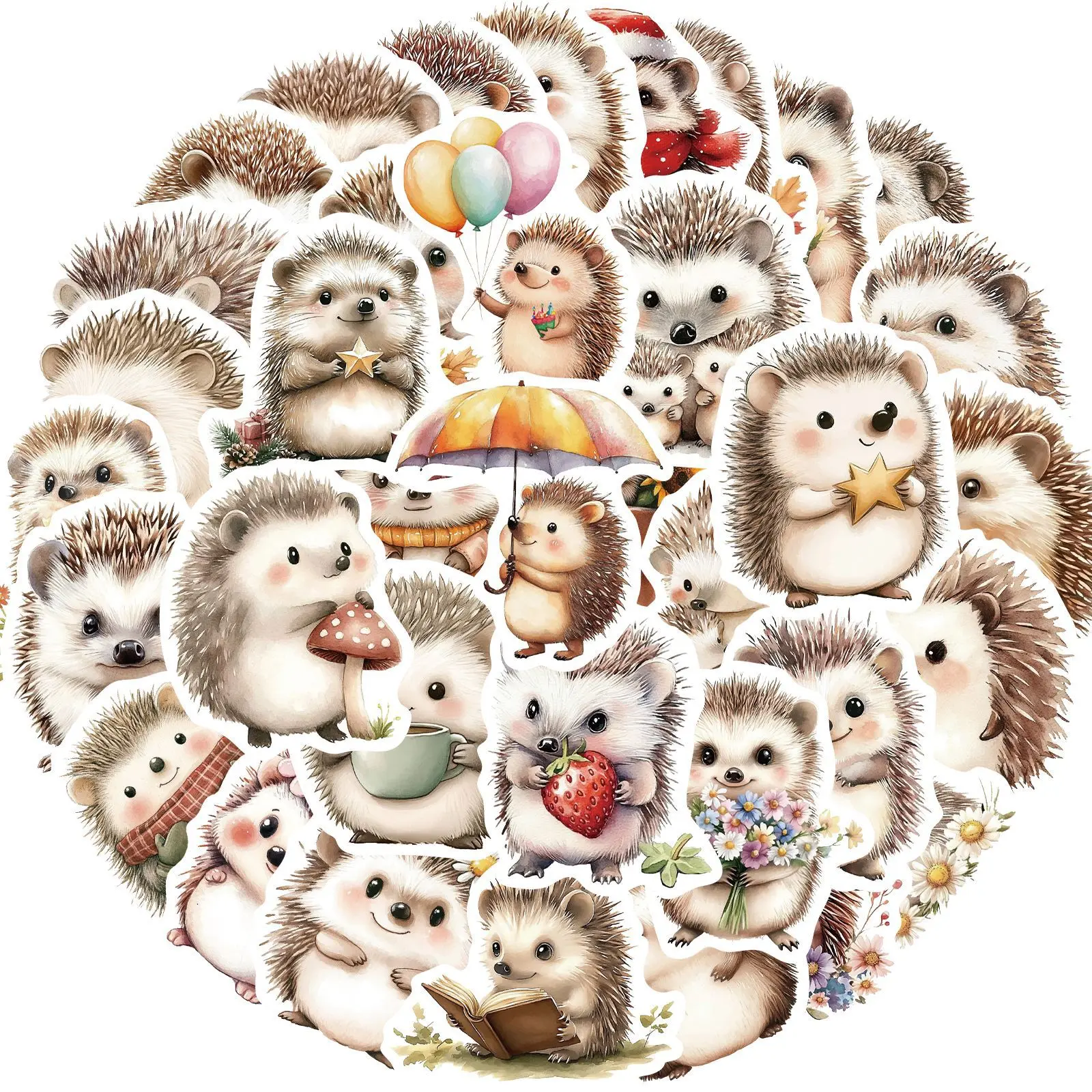 50pcs Hedgehog Animes Cartoon Animals Graffiti Stickers Phone Guitar Laptop Notebook Suitcase Cup Waterproof Sticker Decals Toys view 6