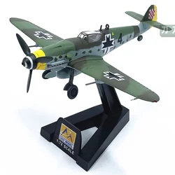 1:72 Scale German 109G-10 fighter Plastic Simulation Aircraft Finished Model Toy Static Decoration Souvenir Gifts For Adult Boy