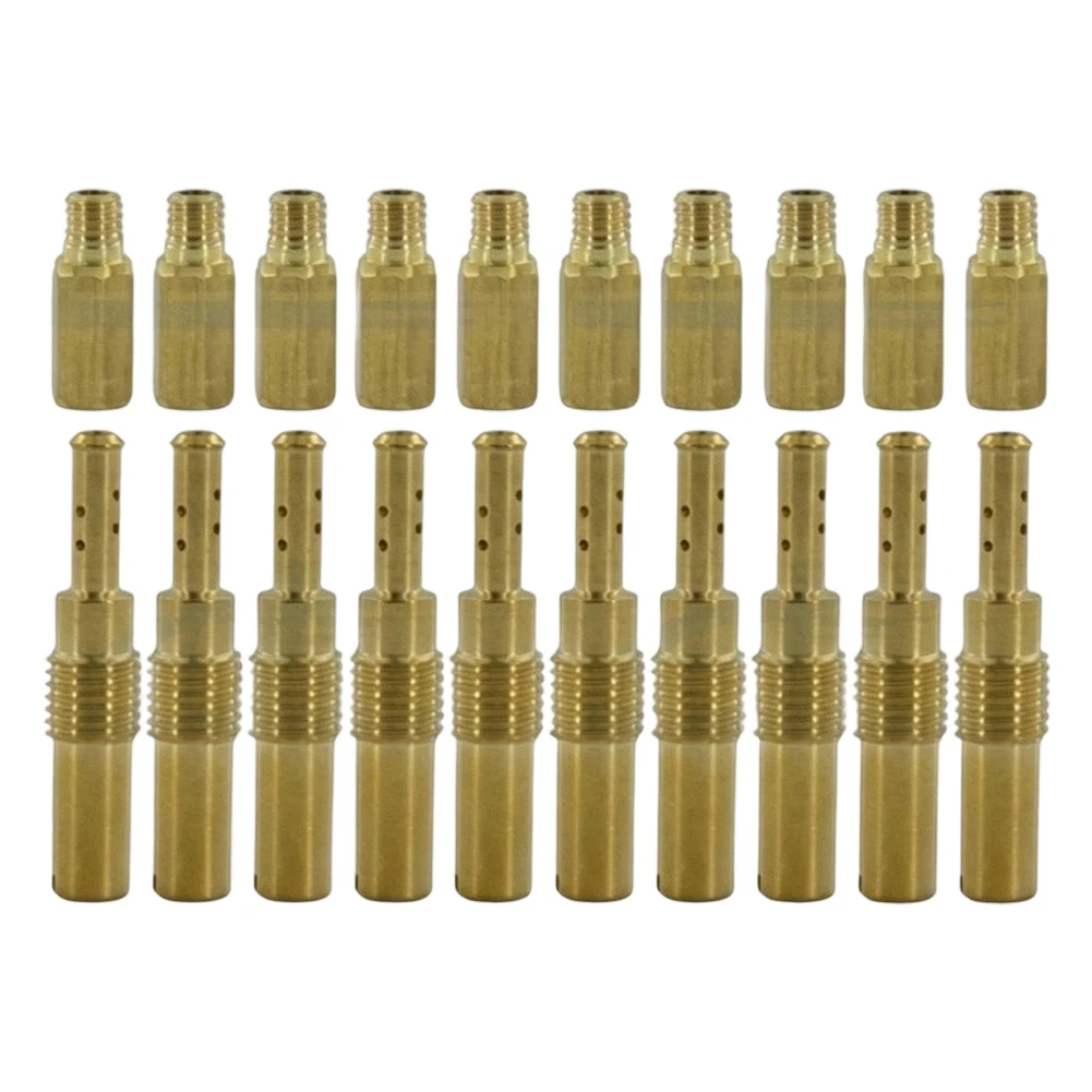 20pcs Nozzle Set for PWK Carburetors Compatible with For Keihin For OKO For CVK FCR PD22 PE20 to PE30 PJ34 to PJ38