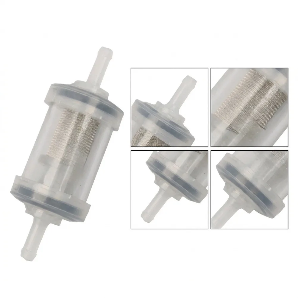 4PCS 3/16 in Diesel Heater Filter Kit for Webasto and For Eberspacher Systems PC Body 78mm x 25mm with 6mm Outlet