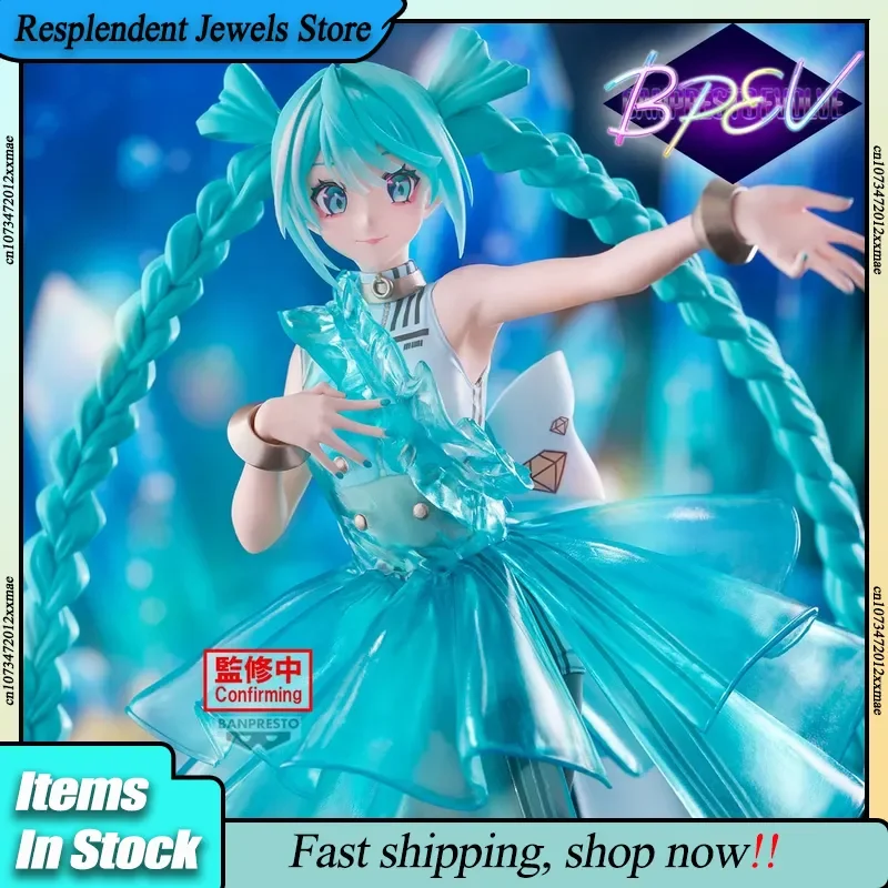 オリジナル-evolve-clearluxe-初音ミク-clearluxe-シリーズ-エメラルドジェム-シーエンジェル-アニメフィギュアトレンディドールデスクトップおもちゃ誕生日ギフト
