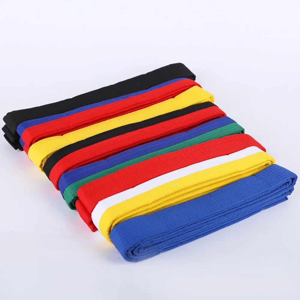 Durable Taekwondo Waistband High Quality 260CM Double Sewing Martial Arts Belt Karate Polyester Protective Waistband