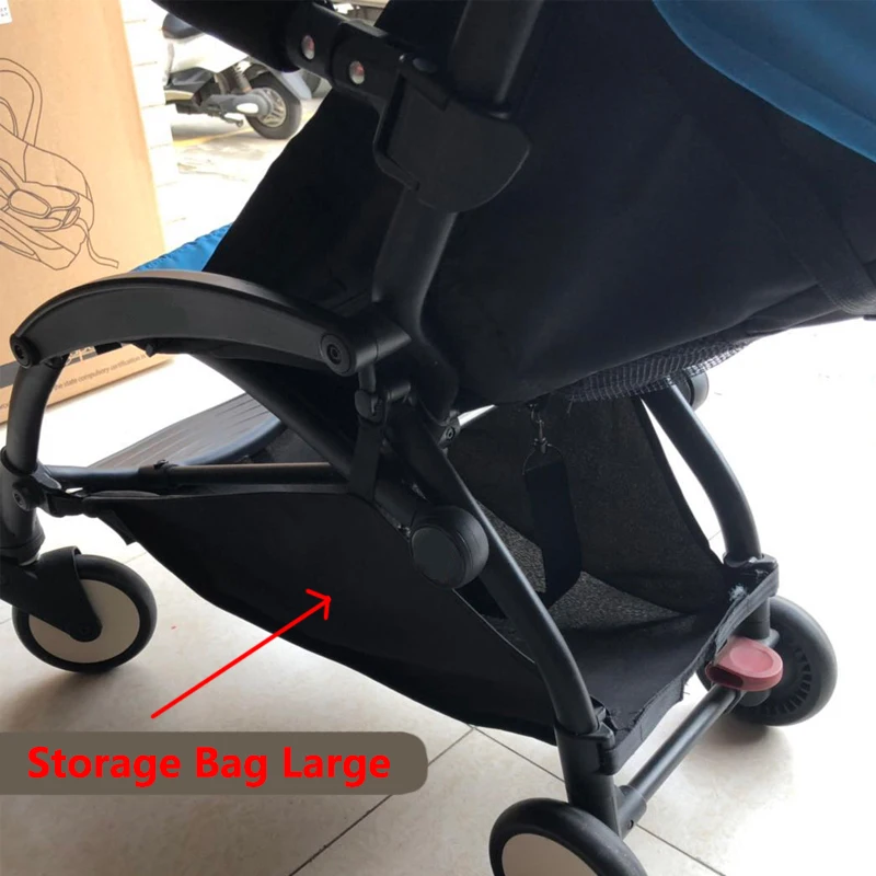 1:1 Material Stroller Accessories Shopping Basket For yoya yuyu Yoyo+ Yoyo2 Under-seat Storage Bag Large Size Diaper Bag Basket