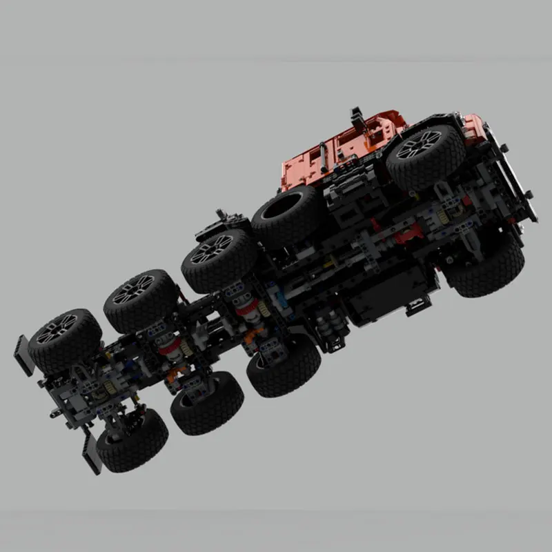 2925 قطعة MOC- 205331   MOC جديد Oshkosh M1070 خزان عسكري شاحنة نقل تعديل التكنولوجيا لتقوم بها بنفسك اللبنات الصبي هدية