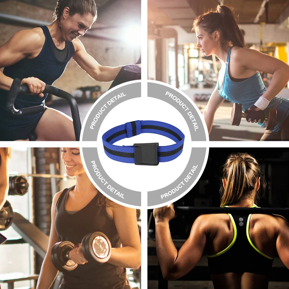 أربطة تدريب انسداد، أربطة تقييد تدفق الدم المرنة، أشرطة انسداد قابلة للتعديل، أغطية الذراع والساق للعضلات السريعة #6