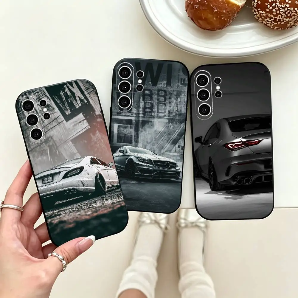 Cls 63 Car  Phone Case For Samsung S25,S24,S21,S22,S23,S30,Ultra,S20,Plus,Fe,Soft Silicone Black Cover