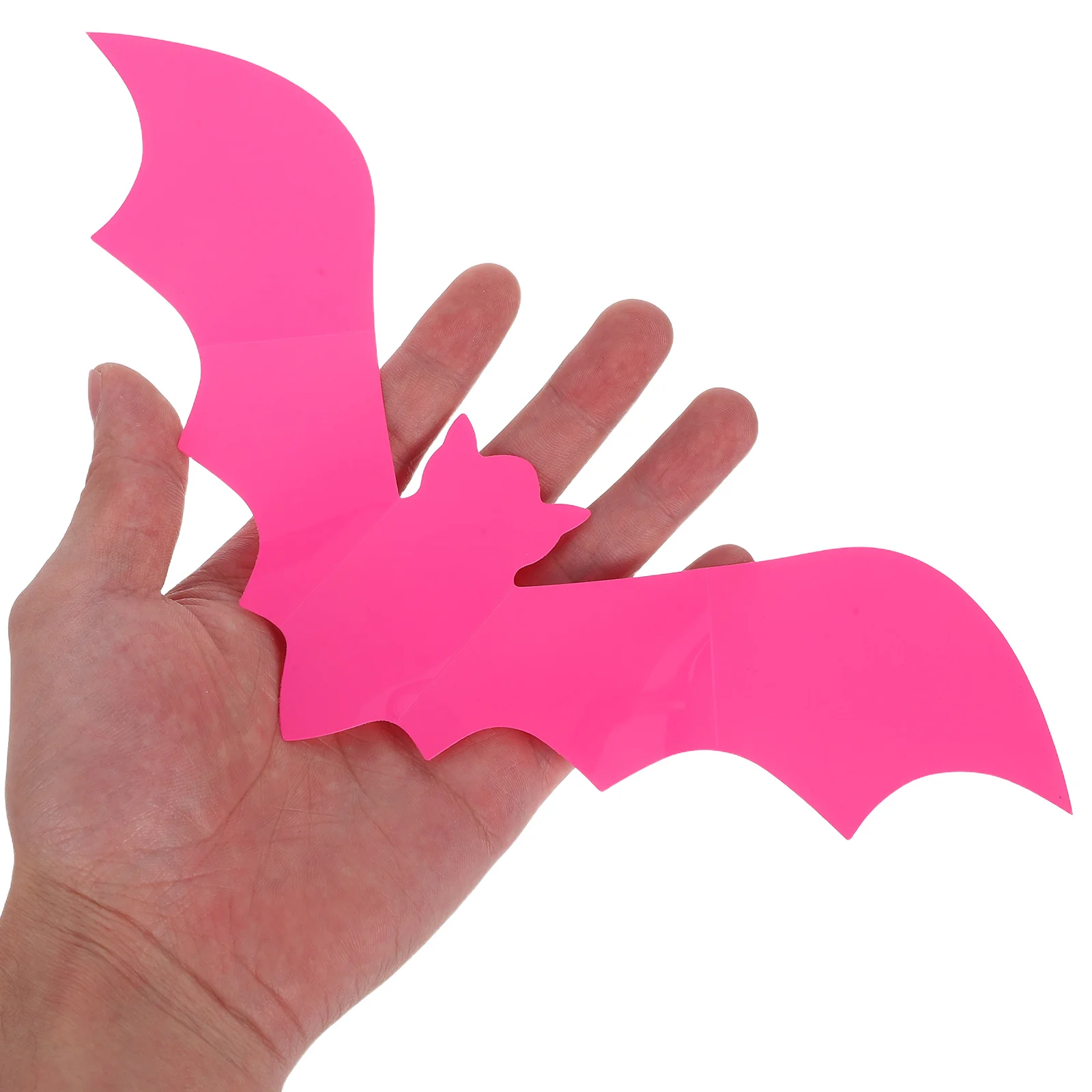 

48 Pcs Halloween Bat Sticker 3d Scary Stickers Bathroom Decorations Applique Wall Pvc