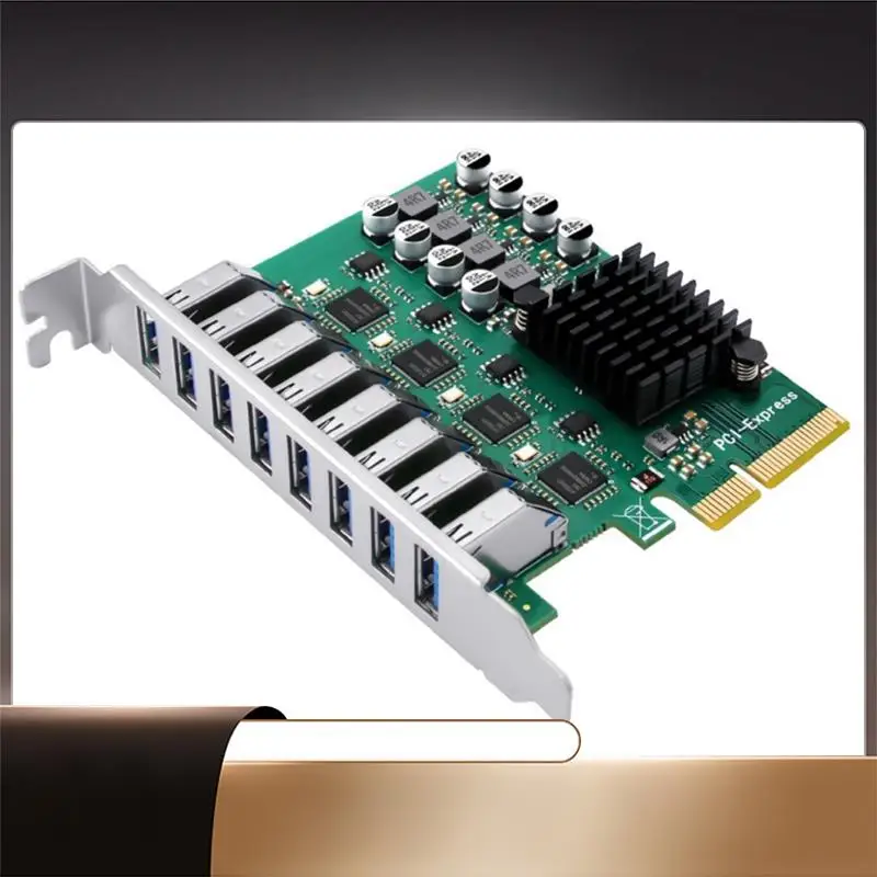 

N35R-8 Порт USB 3.0 PCI Express Карта расширения PCI-E X4 USB 3.0 Плата USB3.0 6 Гбит/с Адаптер Контроллер для настольного ПК