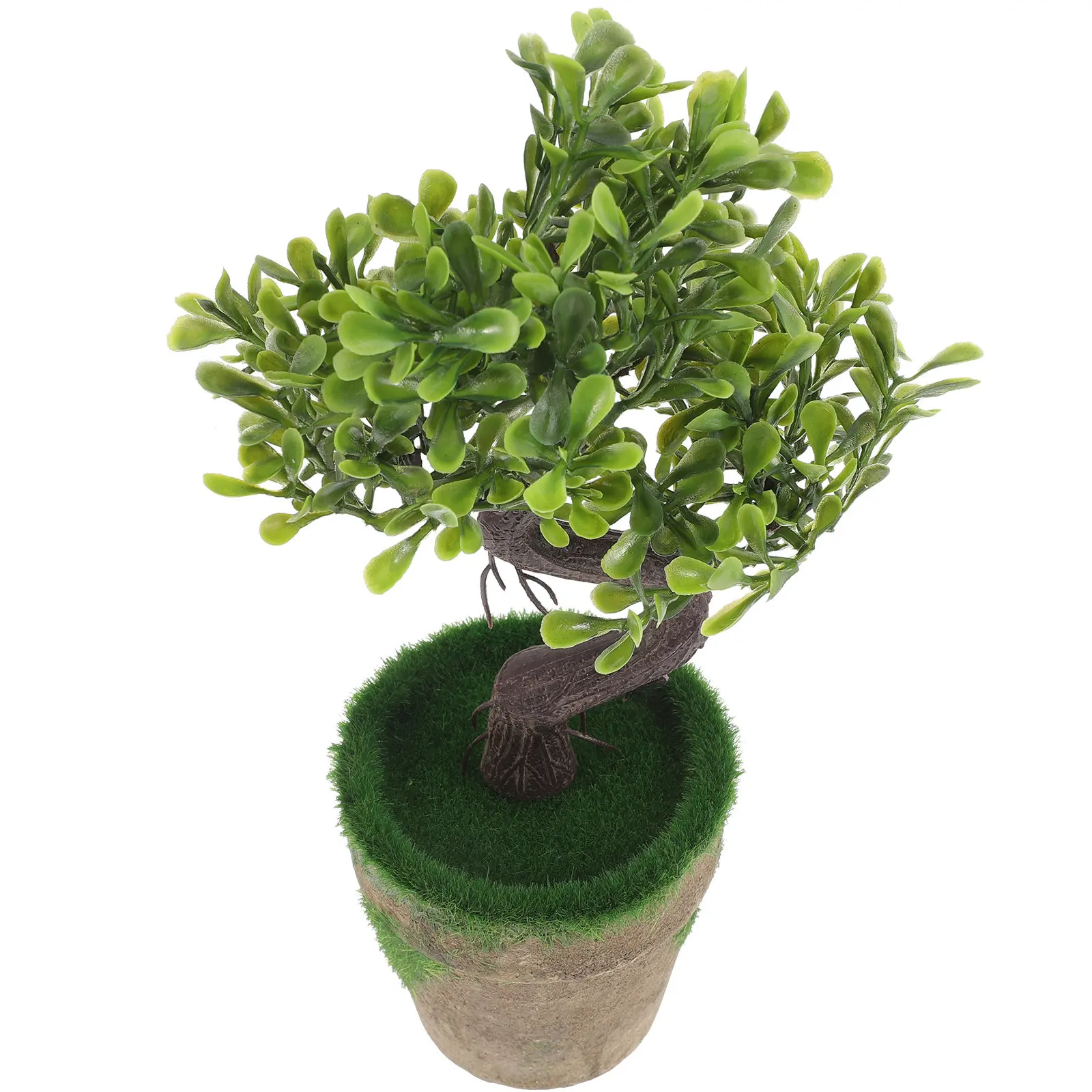 

Premium Simulation Bonsai Ornament Guest-Greeting Pine Potted Artificial Plant Decor Lifelike Fake Bonsai for Home Decor Desktop