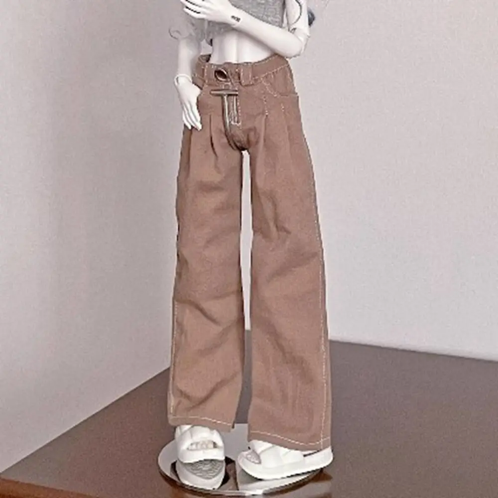 新しいファッションワイドレッグパンツ Tシャツカジュアルウェア人形アクセサリープリンセス服トップスズボン 1/4 BJD 人形 45 センチメートル