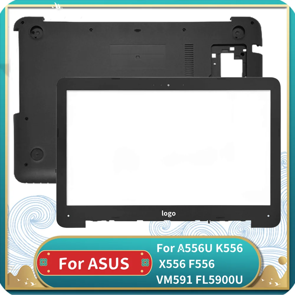 

NEW LCD Back Cover For Asus A556U K556 X556 F556 VM591 FL5900U Laptop Front Bezel Palmrest Bottom Case Hinges Cover Top Case