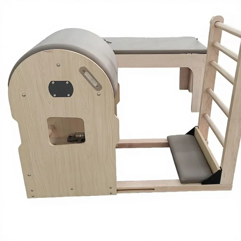 YTYIN CE High Quality Maple Wood Ladder Barrel Soft Leather Sponge Padded Pilates Reformer Equipment For Studio Use
